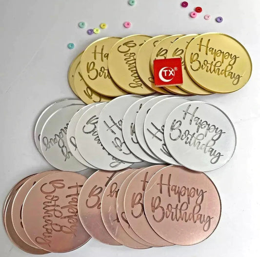 Acrylic Cupcake Toppers